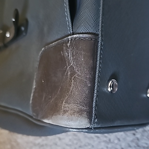 Tumi Villa Ravema Grey/Brown 15" Laptop Case Briefcase - Picture 8 of 16